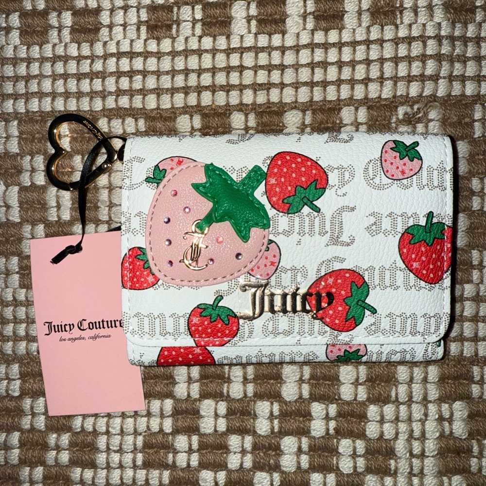 Juicy Couture Strawberry Print Wallet